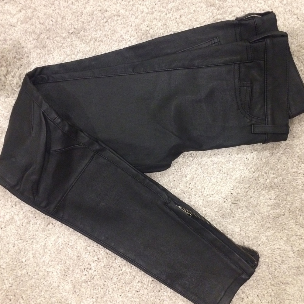 Current Elliot leather pants